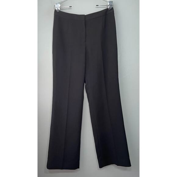 Kasper Kate Classic Fit Dress Pants Size 6 Short Black Office Trousers Preppy - Picture 1 of 12